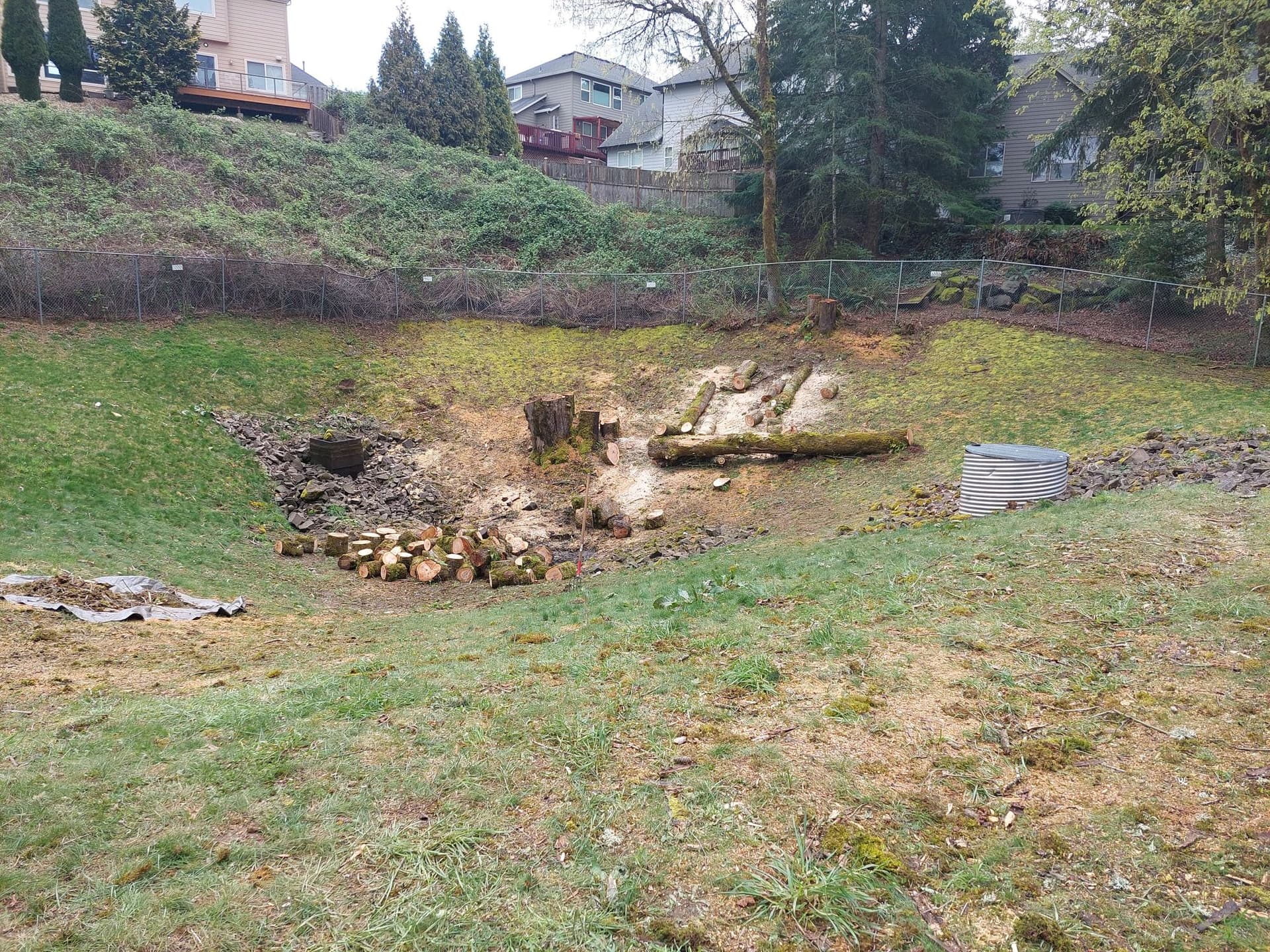 Drainage system component installation