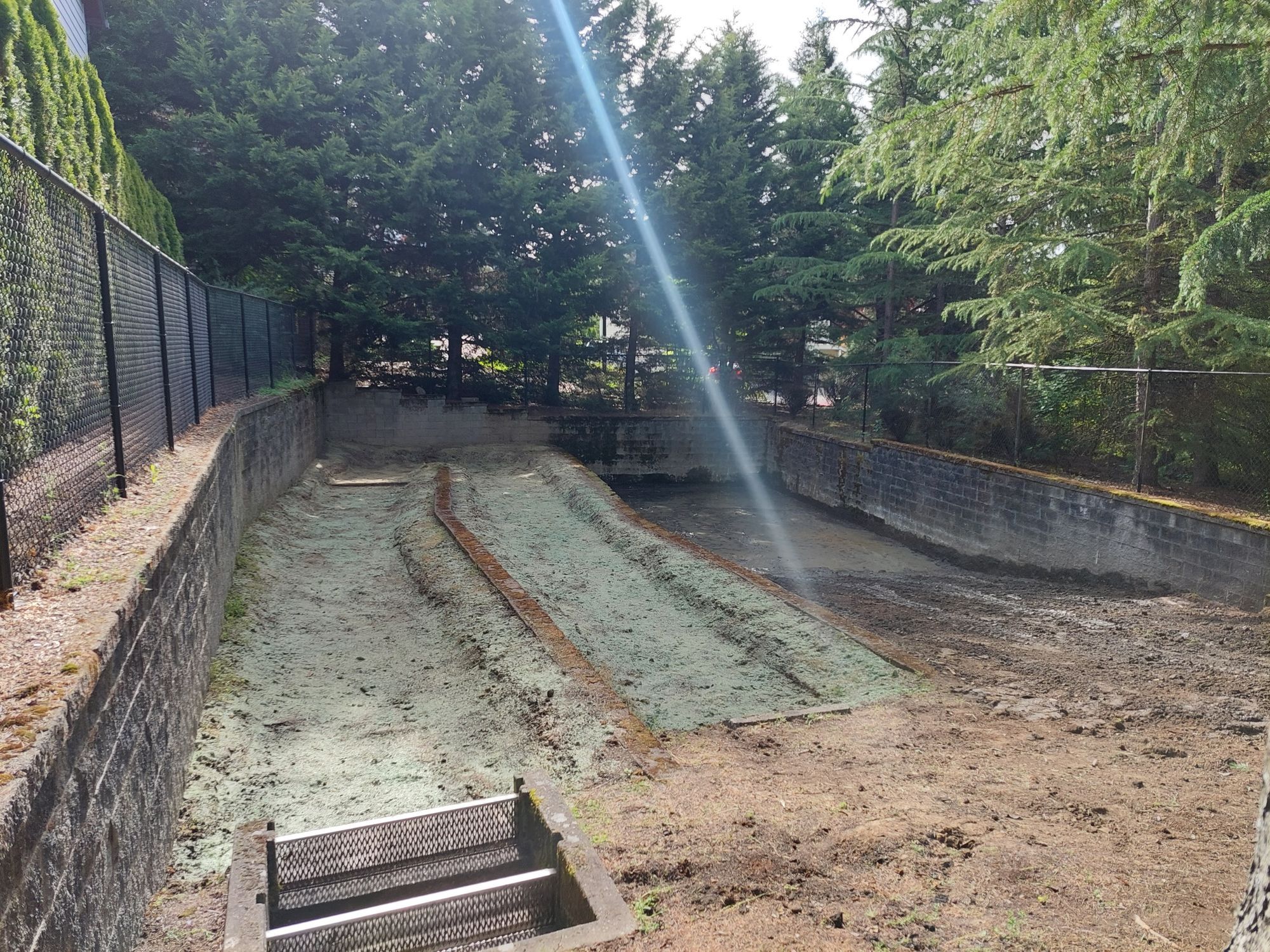 Completed stormwater management system